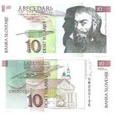 Eslovênia 10 Tolarjev 1992 FE P-11a
