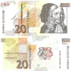 Eslovênia 20 Tolarjev 1992 FE P-12a