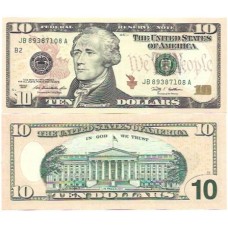 EUA 10 Dollarrs 2009 FE JB/A
