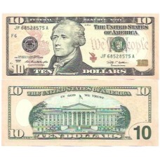 EUA 10 Dollars 2009 FE JF/A
