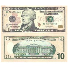 EUA 10 Dollars 2013 FE - MB/C