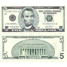 EUA 5 Dollars 2003A FE FA/B