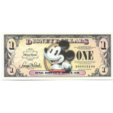 USA, EUA Mickey One Dollar 2008 FE Fantasia
