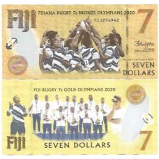 Ilhas Fiji Islands 7 Dollars 2022(2020) FE P-122a2 Comem