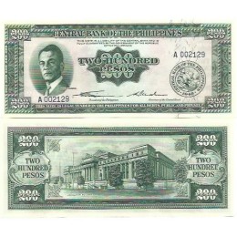 Filipinas 200 Pesos 1949 FE P-140a