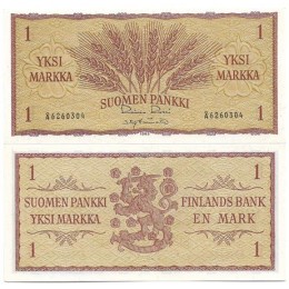 Finlândia Finland 1 Markkaa 1963 Fe P-98a28.1
