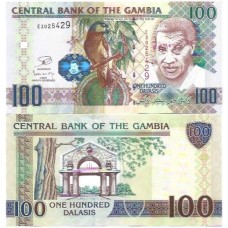 Gâmbia 100 Dalasis 2013 FE P-29c