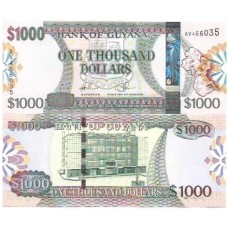 Guiana 1.000 Dollars 2011 FE P-38b1