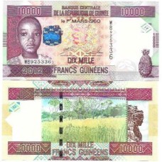 Guiné 10.000 Francs 2012 FE P-46a