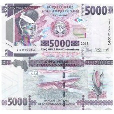 Guiné 5.000 Francs 2015 FE P-49a