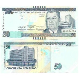 Honduras 50 Lempiras 2014 FE P-101b