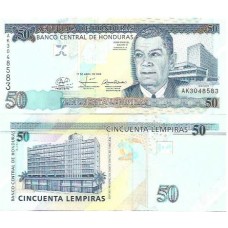 Honduras 50 Lempiras 2008 FE P-94b