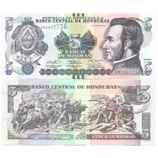 Honduras 5 Lempiras 2014 FE P-98b