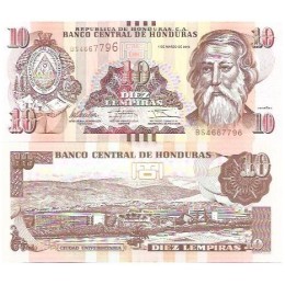Honduras 10 Lempiras 2012 FE P-99a