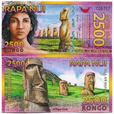 Ilha de Páscoa 2.500 Rongo Dez/2011 Polímero FE