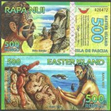 Ilha de Páscoa 500 Rongo Ago/2012 Polímero FE