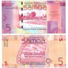 Ilhas Samoa 5 Tala 2017 FE P-38c