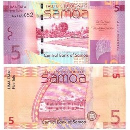 Ilhas Samoa 5 Tala 2017 FE P-38c Ilhas Samoa 5 Tala 2017 FE P-38c