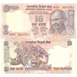 Índia 10 Rupees 1996 FE  P-89