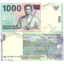 Indonésia 1.000 Rupiah 2009 FE P-141j