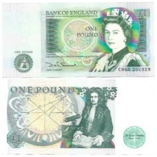 Inglaterra 1 Pound 1982 FE P-377b Rainha