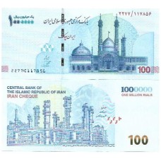 Iran 1.000.000 Rials/ 100 Tomans 2022 FE P-165a