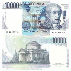 Itália 10.000 Lire (1984) 12-1-1988 FE P-112b1