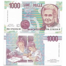 Itália 1.000 Lire Dec.1990 Fe P-114