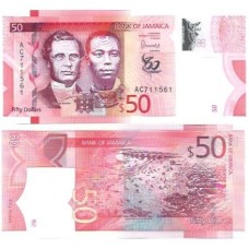 Jamaica 50 Dollars 2022 FE P-96a Polím Comem
