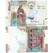 Kuwait ¼ Dinar 2014 FE P-29a
