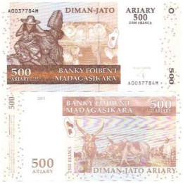 Madagascar 500 Ariary 2004 FE P-88b