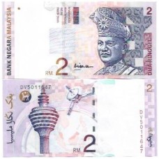 Malásia Malaysia 2 Ringgit 1996/99 P-40c FE