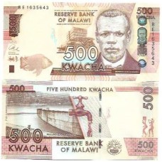 Malawi Malaui 500 Kwacha 2014 FE P-66a