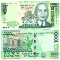Malawi Malaui 1.000 Kwacha 2016 FE P-67b