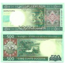 Mauritânia 500 Ouguiya 2013 FE P-18