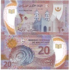 Mauritânia 20 Ouguiya 2020 FE P-22a Polim