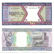 Mauritânia 100 Ouguiya 2002 FE P-4k