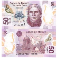 México 50 Pesos 2015 FE P-123Ae1 Polím México 50 Pesos 2015 FE P-123Ae1 Polím