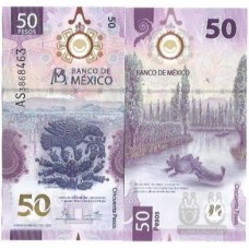 México 50 Pesos 2022 FE P-133c5 Polím México 50 Pesos 2022 FE P-133c5 Polím
