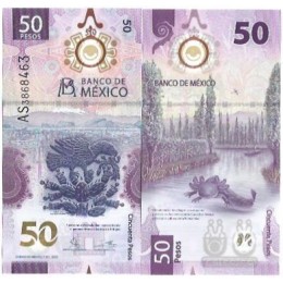 México 50 Pesos 2022 FE P-133c5 Polím