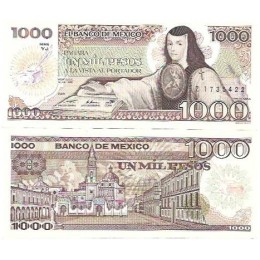 México 1.000 Pesos 1985 FE P-85aXJ