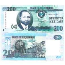 Moçambique 200 Meticais 2011 FE P-152
