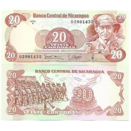 Nicarágua 20 Córdobas 1979 FE P-135a