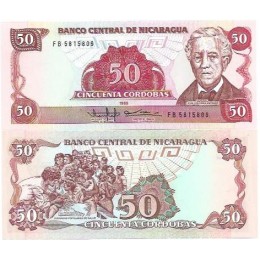 Nicarágua 50 Córdobas 1985 FE P-153a