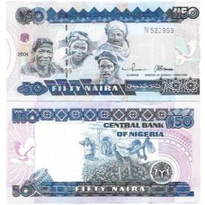 Nigéria 50 Naira 2004 FE P-27e