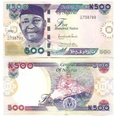 Nigéria 500 Naira 2010 P-30i Fe