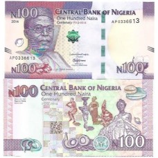 Nigéria 100 Naira 2014 FE P-41a Comem