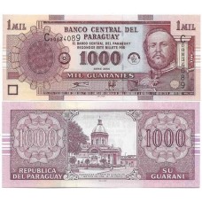 Paraguai 1.000 Guaranies 2004 P-222a FE