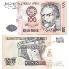 Peru 100 Intis 1987 FE P-133a