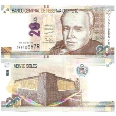 Peru  20 Soles 2018 FE P-193b
